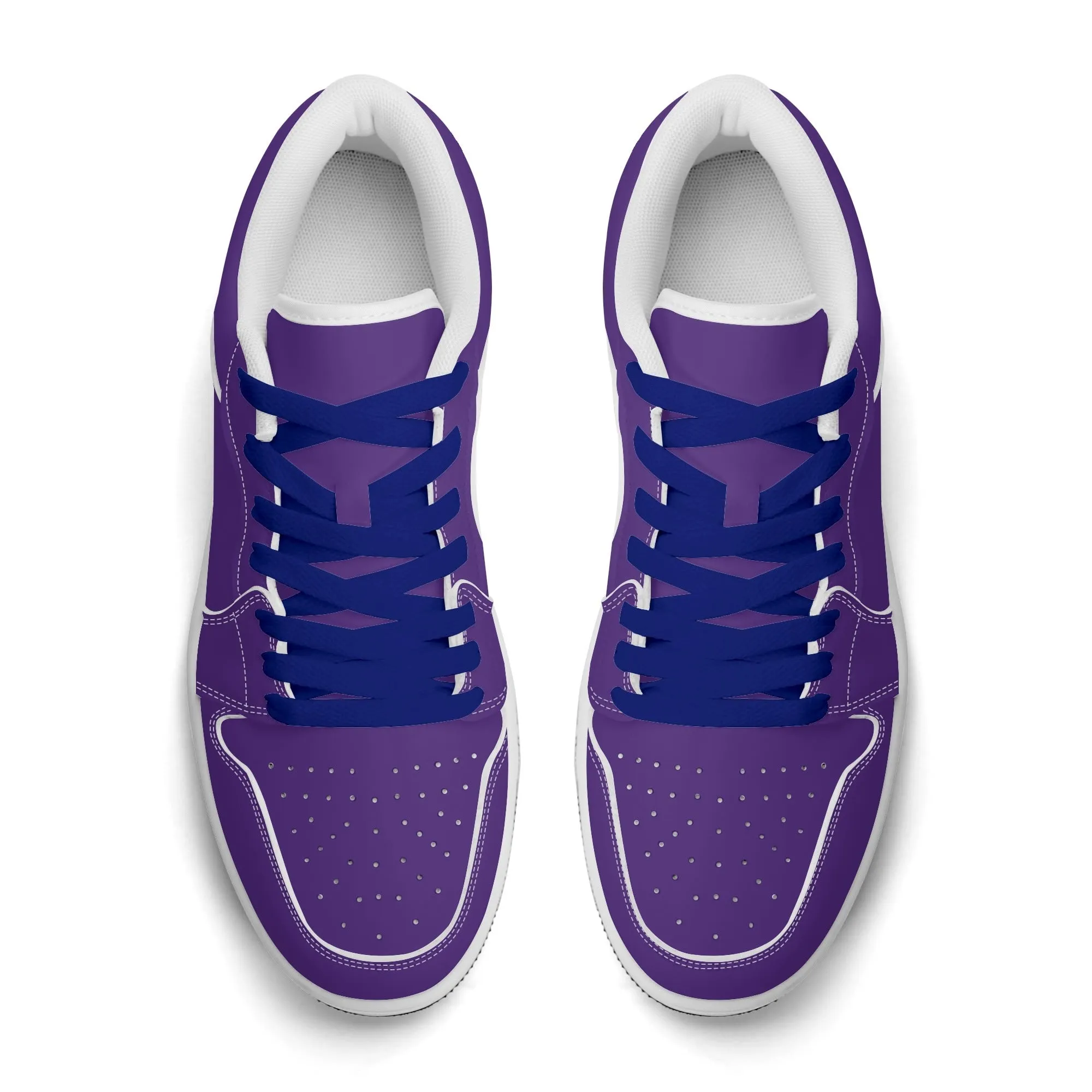 Indigo Low Top Leder Sneaker für Herren