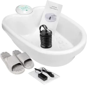 Ionic Foot Bath Detox Machine with Slipper, Portable Ionic Foot Detox Chi Cleanser | Home Use, Beauty Salon Holiday Gift