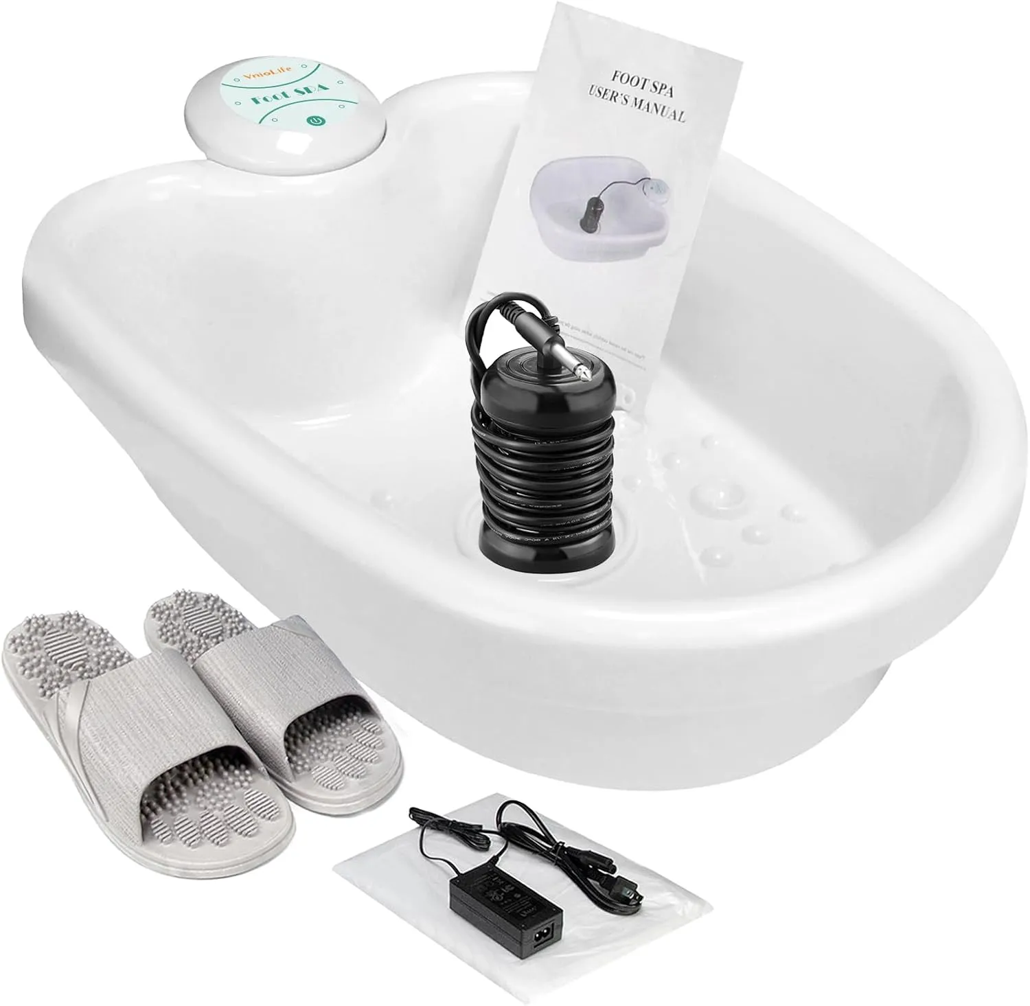 Ionic Foot Bath Detox Machine with Slipper, Portable Ionic Foot Detox Chi Cleanser | Home Use, Beauty Salon Holiday Gift