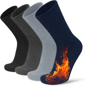 Iseasoo Copper Compression Socks for Men & Women Circulation-Ankle Plantar Fasciitis Socks Support for Athletic Running