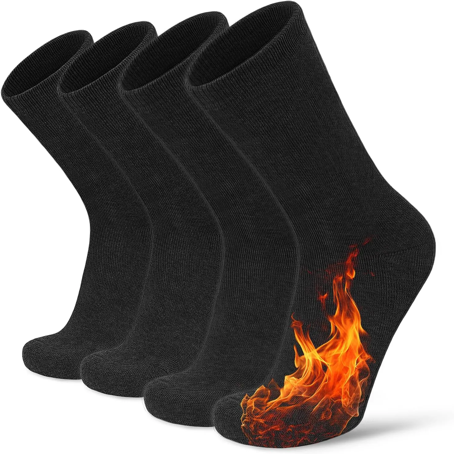 Iseasoo Copper Compression Socks for Men & Women Circulation-Ankle Plantar Fasciitis Socks Support for Athletic Running