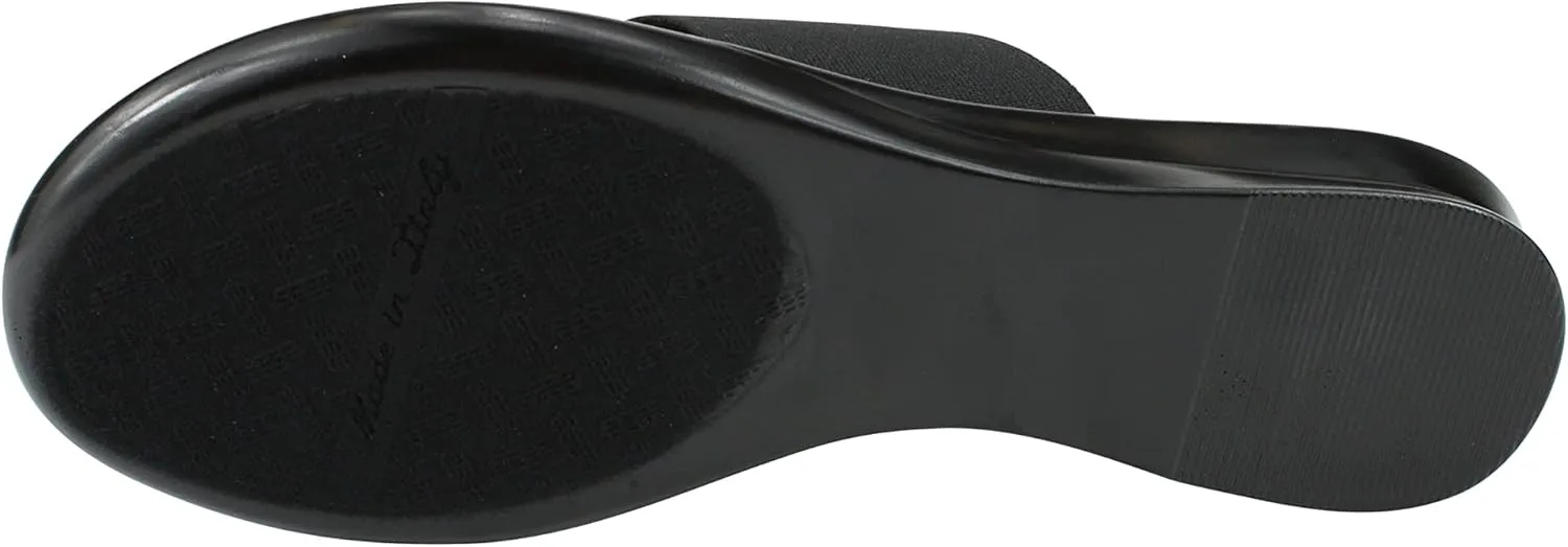 ITALIAN Shoemakers Lillee Women's Comfort Band Sandal Low Stretch Elastic
