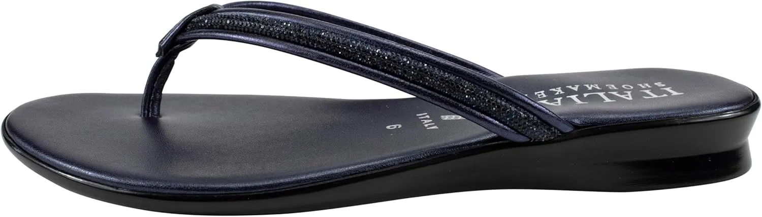 ITALIAN Shoemakers Wilda Women's Comfort Thong Sandal for Women