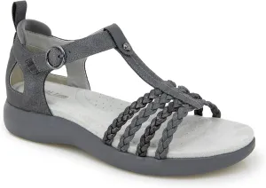 JBU Prague Women's Comfort Casual Adjustable Ankle Strap Flat Open Toe Classic Fashion Sandals