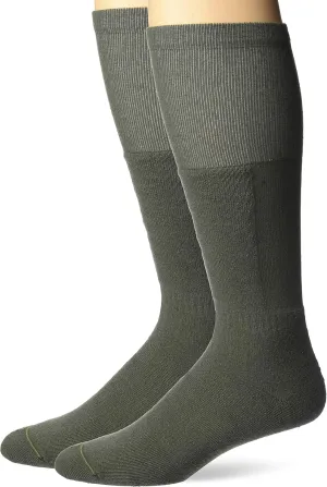 Jefferies Socks Men's Military Ultra-dri Front Cushion Tactical Over The Calf Boot Socks 2 Pack