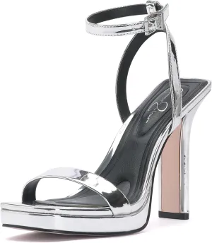 Jessica Simpson Womens Adonia Iridescent Heels