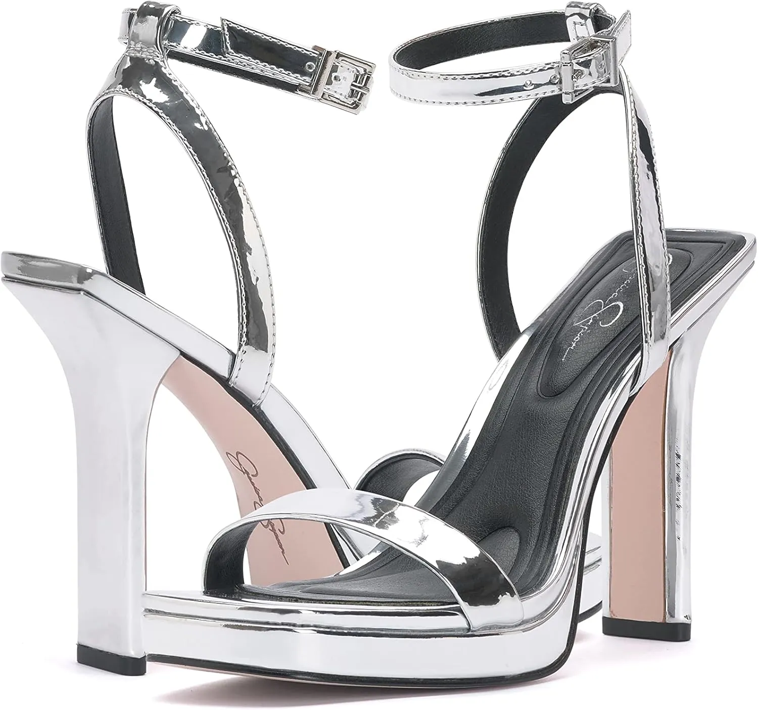 Jessica Simpson Womens Adonia Iridescent Heels