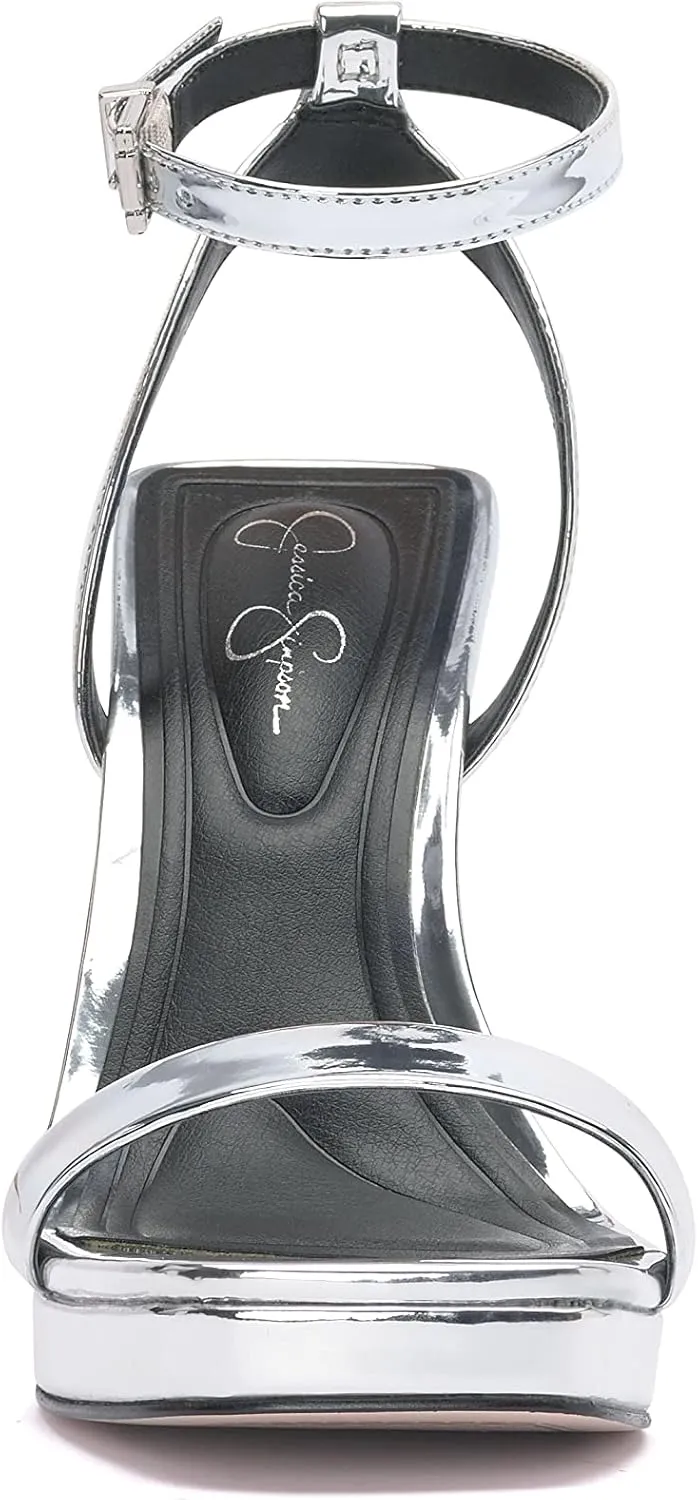 Jessica Simpson Womens Adonia Iridescent Heels