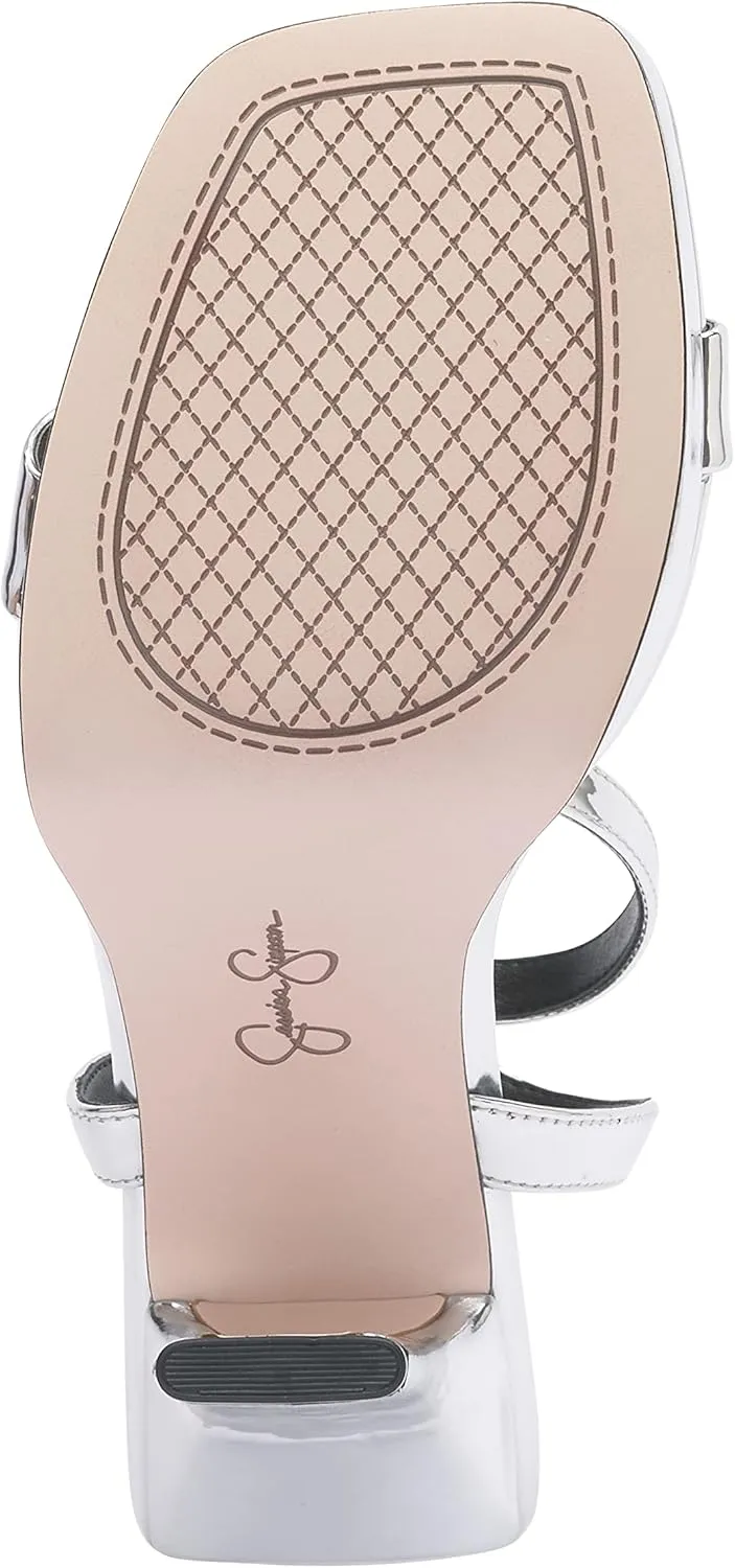 Jessica Simpson Womens Adonia Iridescent Heels
