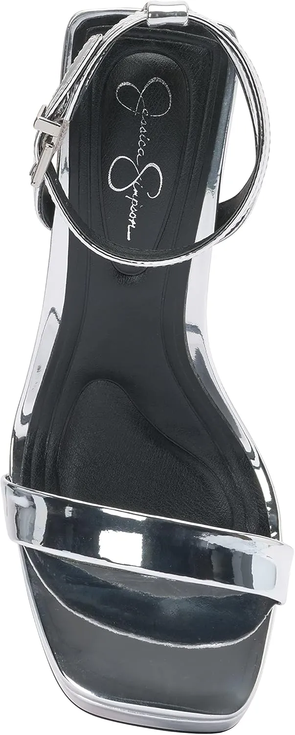 Jessica Simpson Womens Adonia Iridescent Heels