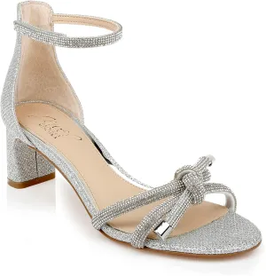 Jewel Badgley Mischka Lena Knotted Mid Heel