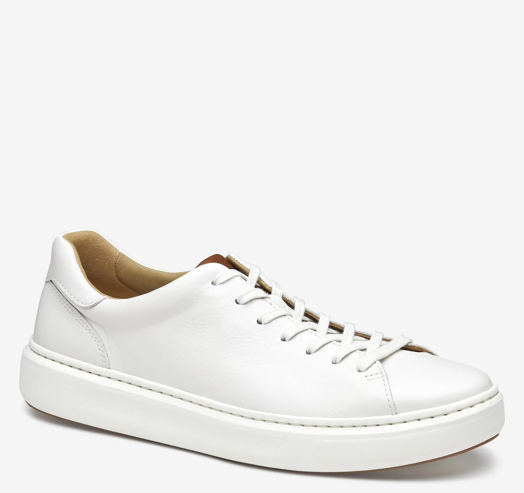 Johnston & Murphy Anders Lace to Toe in White