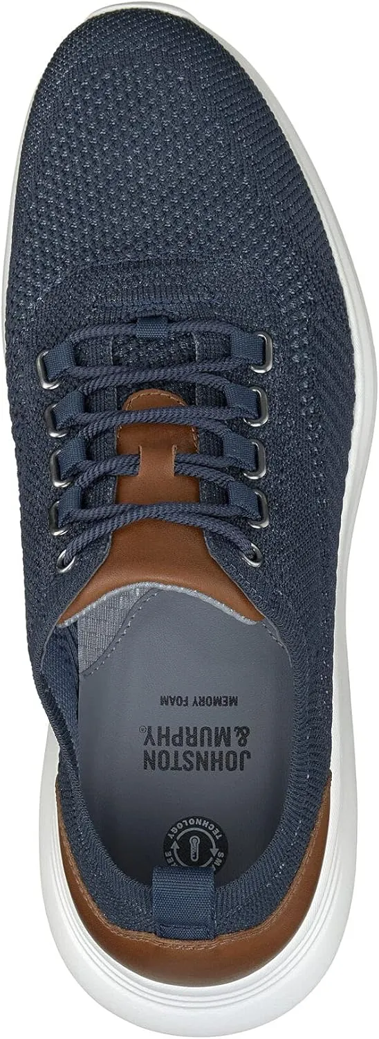Johnston & Murphy Men’s Amherst U-Throat Shoes, EVA Sole & Cushioned Footbed, Lightweight Casual Shoes, Soft Wool Blend, Flexible Athletic Construction