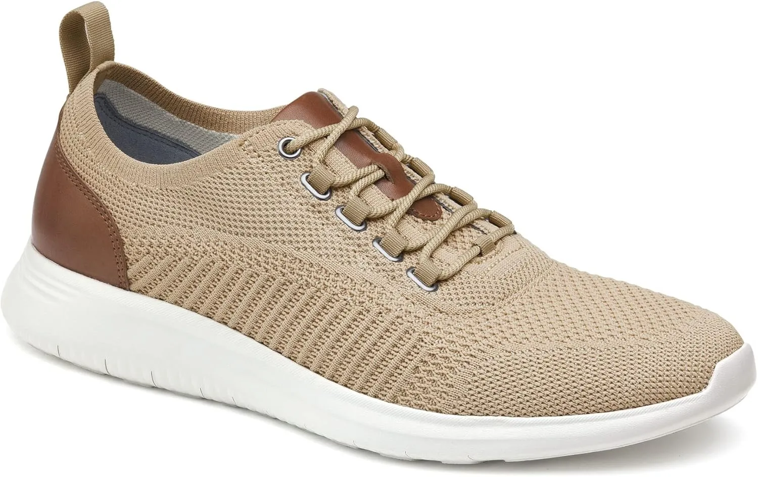Johnston & Murphy Men’s Amherst U-Throat Shoes, EVA Sole & Cushioned Footbed, Lightweight Casual Shoes, Soft Wool Blend, Flexible Athletic Construction