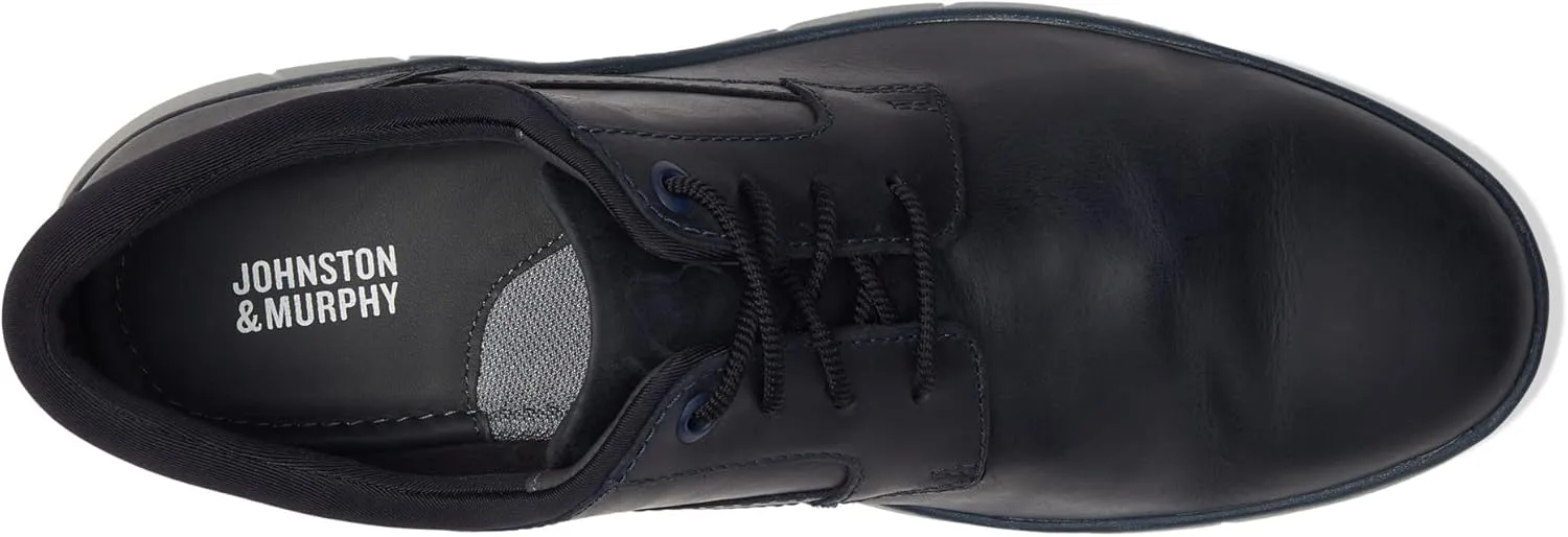 Johnston & Murphy Parsons Plain Toe - Shoes for Men - Cushioned Comfort Footbed - Round Toe - EVA Outsole