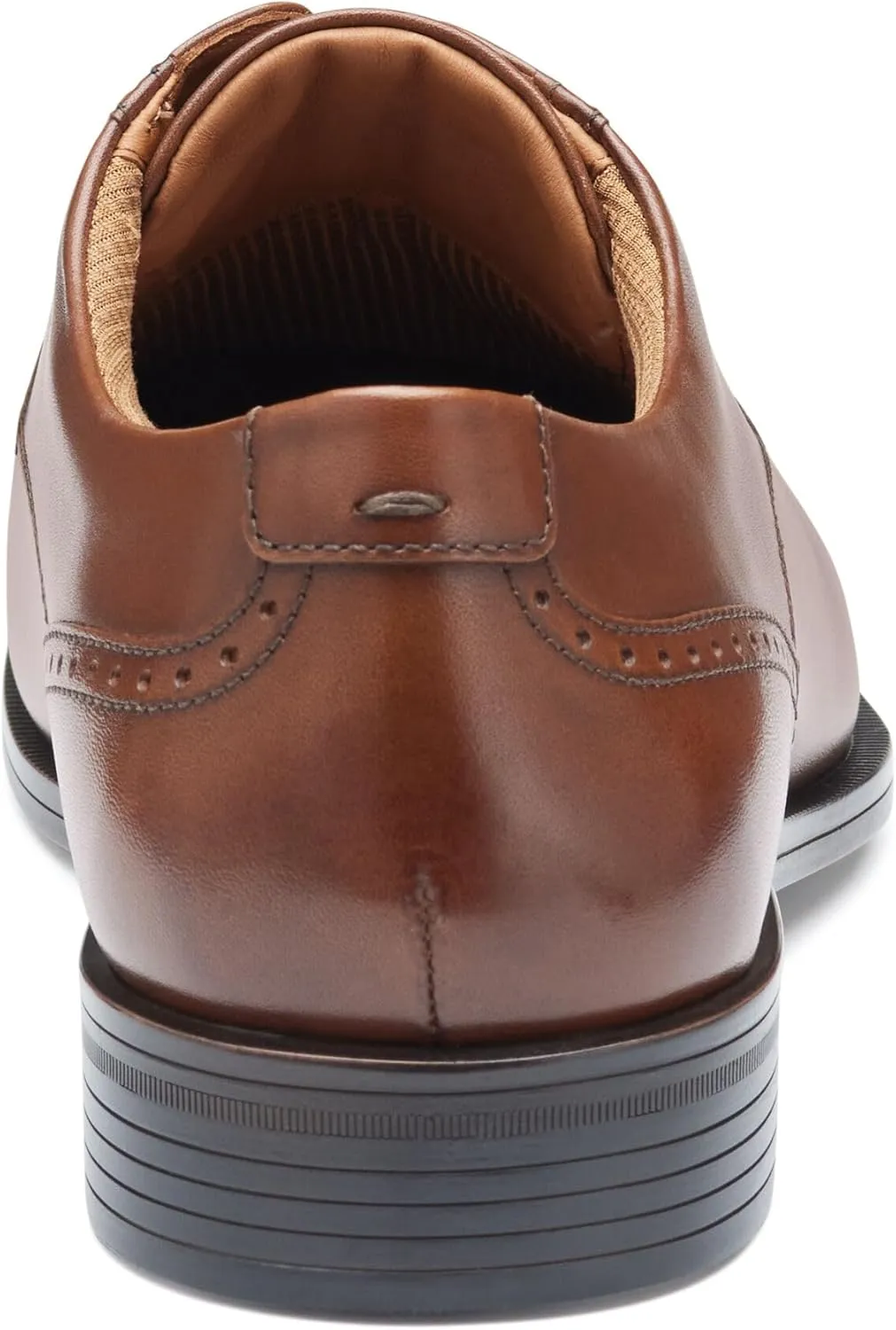 Johnston & Murphy Reeve Cap Toe Shoes, Men's Leather Shoes for Work & Casual Wear, Comfortable Shoes for Men