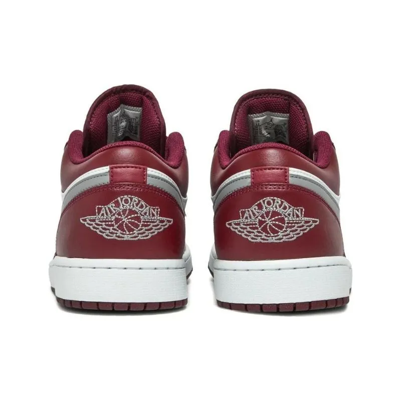 Jordan 1 Low White Bordeaux