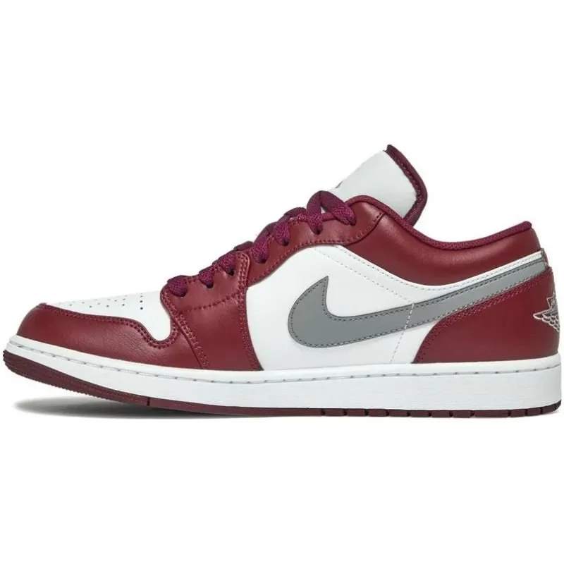 Jordan 1 Low White Bordeaux