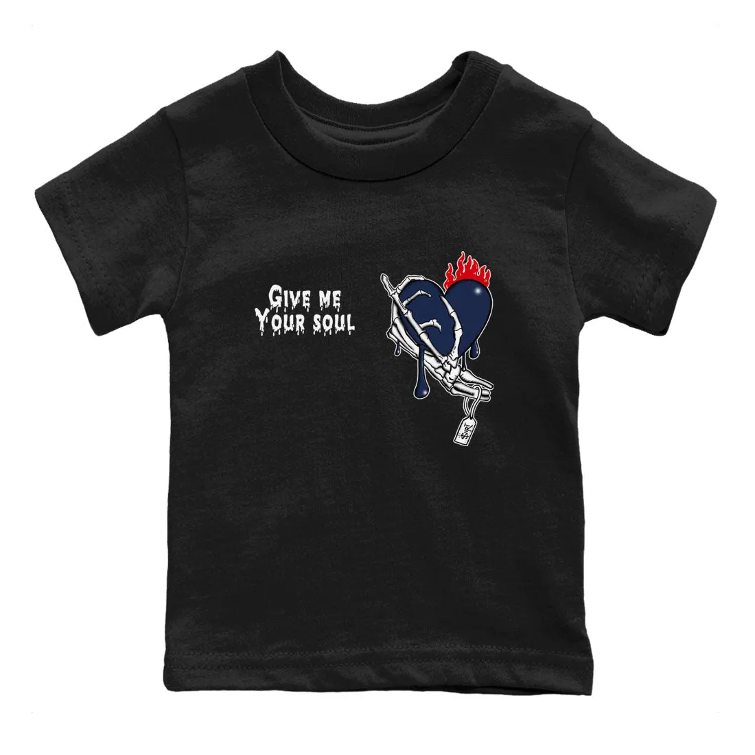 Jordan SNRT Durable materials Give - 6 Secure Sneaker Tees Air Kids Your And Soul Midnight Navy White Me