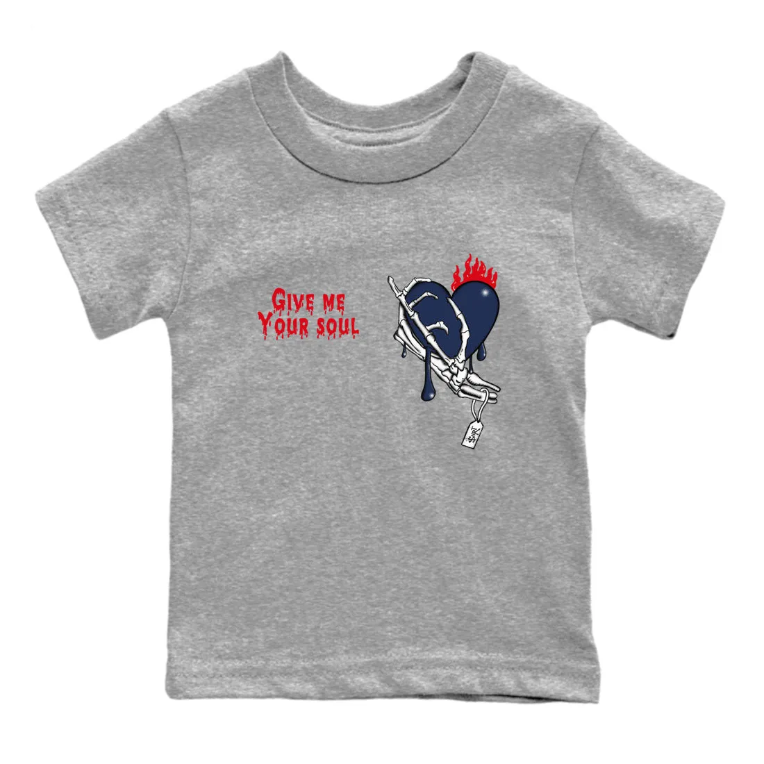 Jordan SNRT Durable materials Give - 6 Secure Sneaker Tees Air Kids Your And Soul Midnight Navy White Me