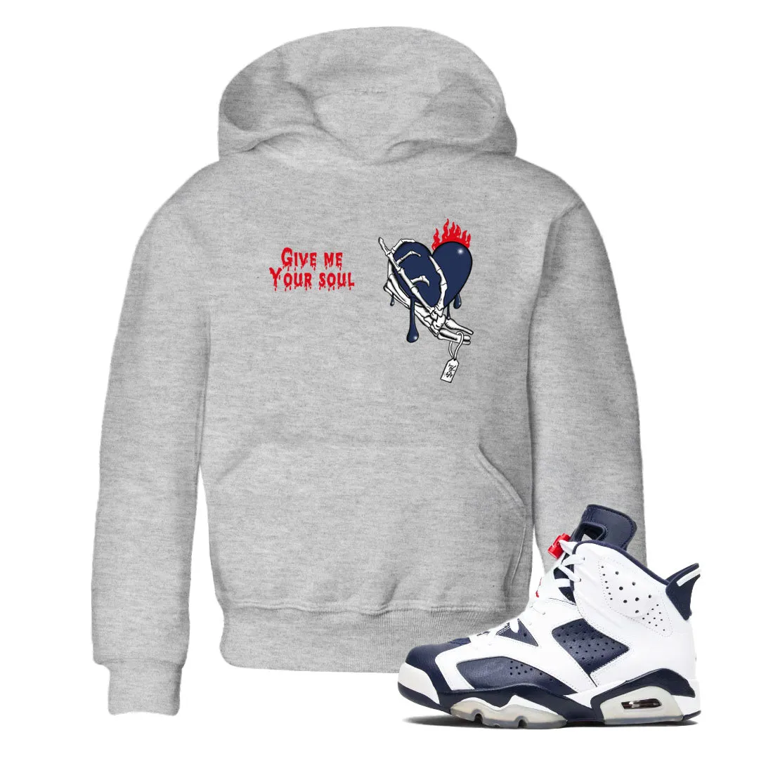 Jordan SNRT Durable materials Give - 6 Secure Sneaker Tees Air Kids Your And Soul Midnight Navy White Me