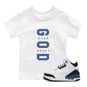 Jordan SNRT Money Maniere God Sneaker Kids x Tees 3 Ma Over - A Air Special edition Diffused Protected Blue