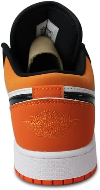 Jordan Youth Air Jordan 1 Low Leather Textile White Black
