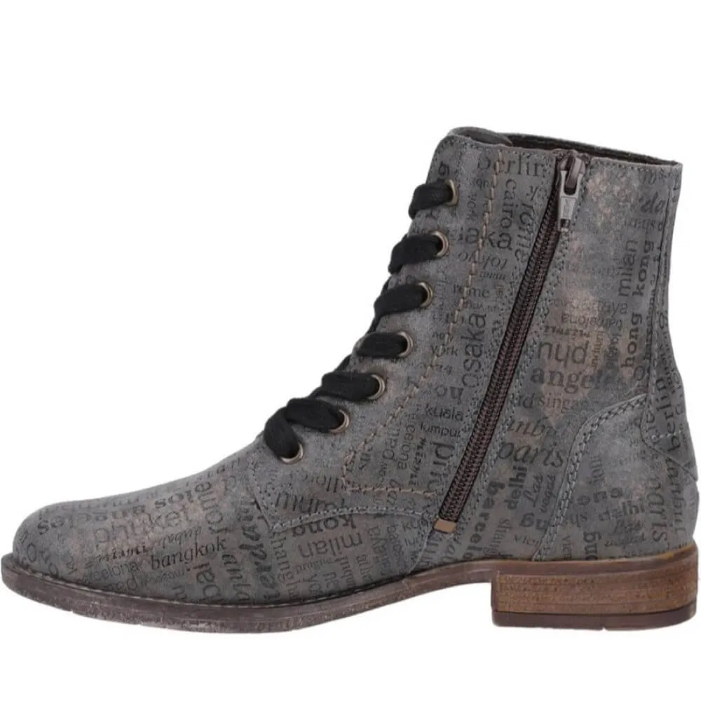 Josef Seibel SIENNA 82 Lace up boot-GRAPHITE