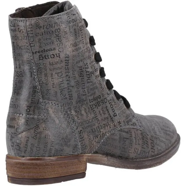 Josef Seibel SIENNA 82 Lace up boot-GRAPHITE