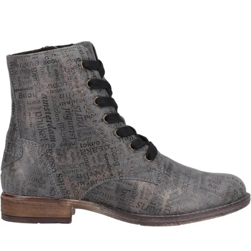 Josef Seibel SIENNA 82 Lace up boot-GRAPHITE