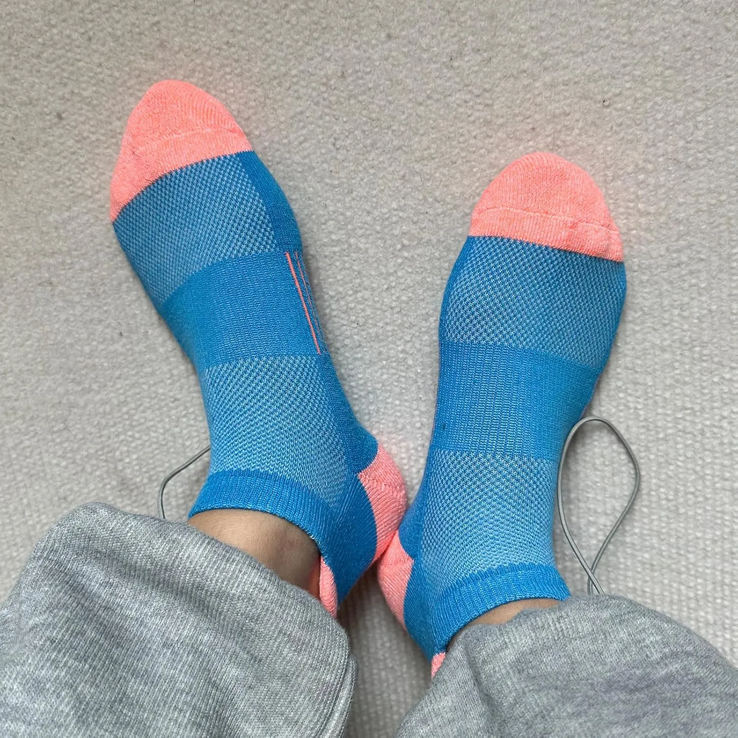 JOYNÉE Womens Ankle Athletic Low Cut Tab Socks Cushioned Running Sports 6 Pack