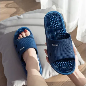 KAMWD Slippers for Men Indoor Outdoor Massage Slippers Arch Support Slippers Women Reflexology & Acupressure Massagers Sandal, Shower Bathroom House Open Toe Slippers