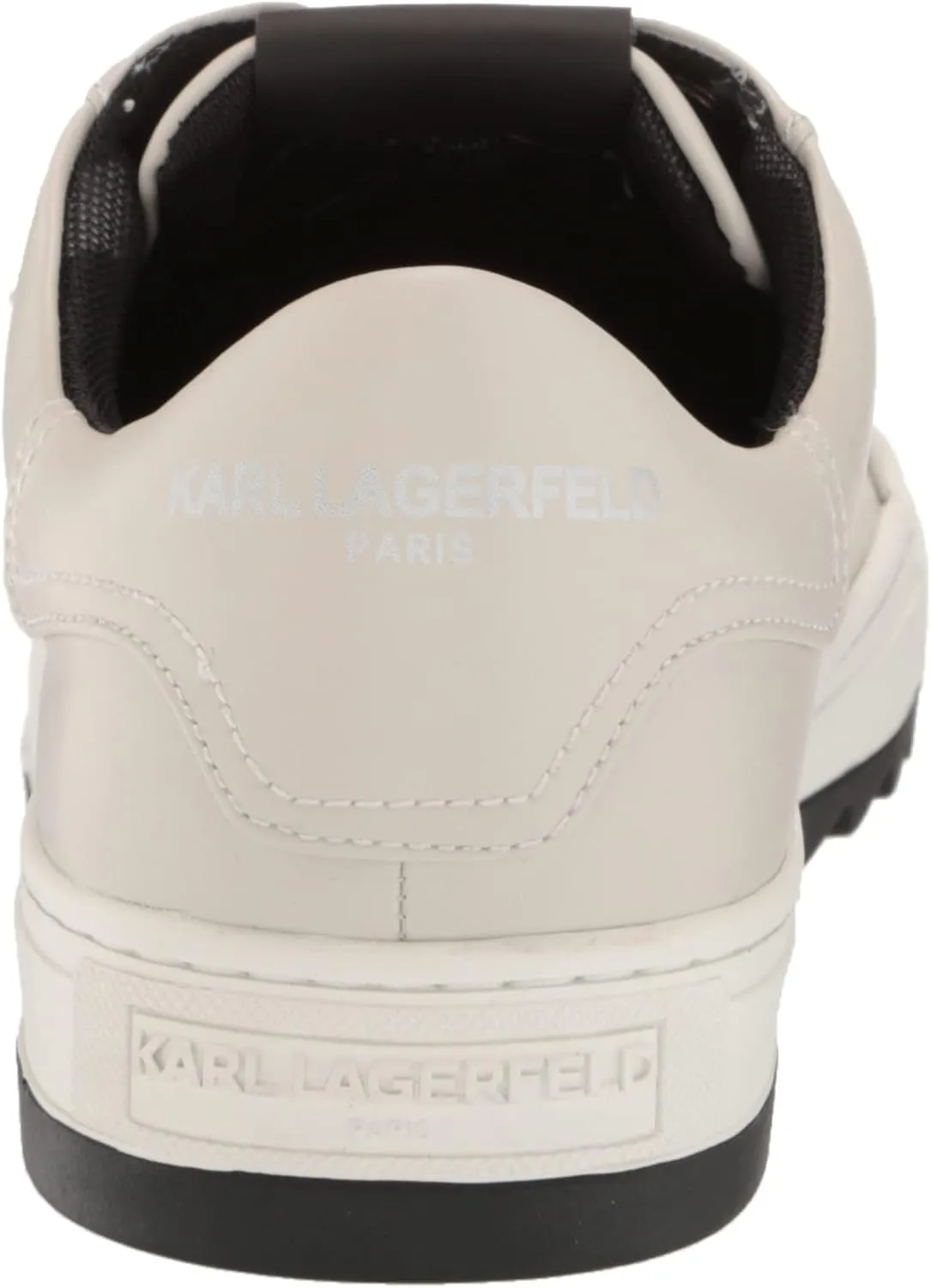 Karl Lagerfeld Paris Men's Recycled Leather Low Top Sneaker