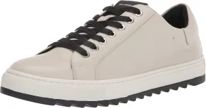 Karl Lagerfeld Paris Men's Recycled Leather Low Top Sneaker