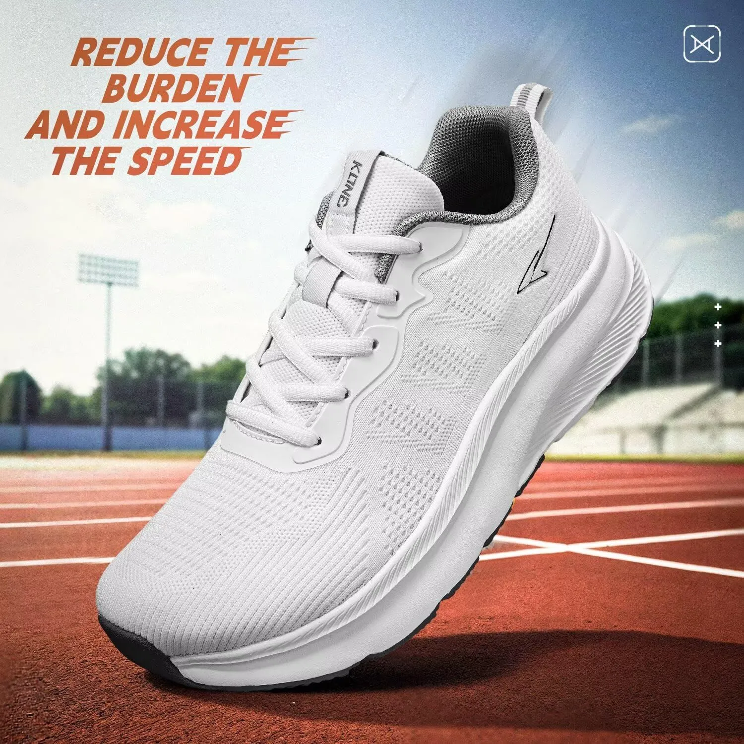 KDN Wide Toe Box Shoes for Men Cushioned Road Running Shoes Non Slip Mens Walking Sneakers