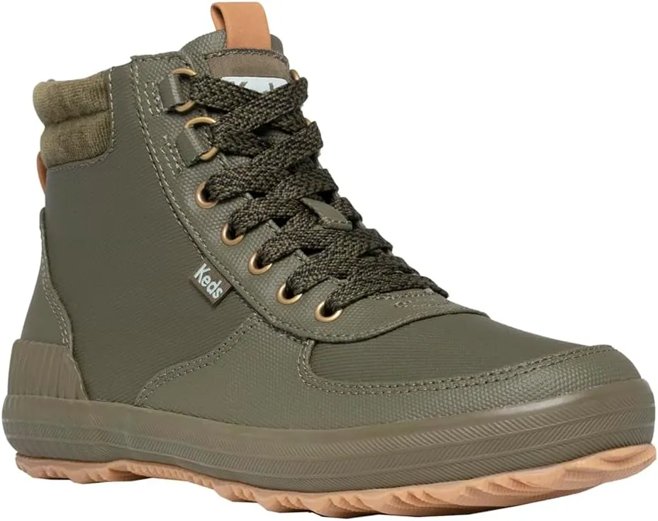 Keds Womens Scout Iii Thinsulate Splash Round Toe Casual Boots Ankle - Green