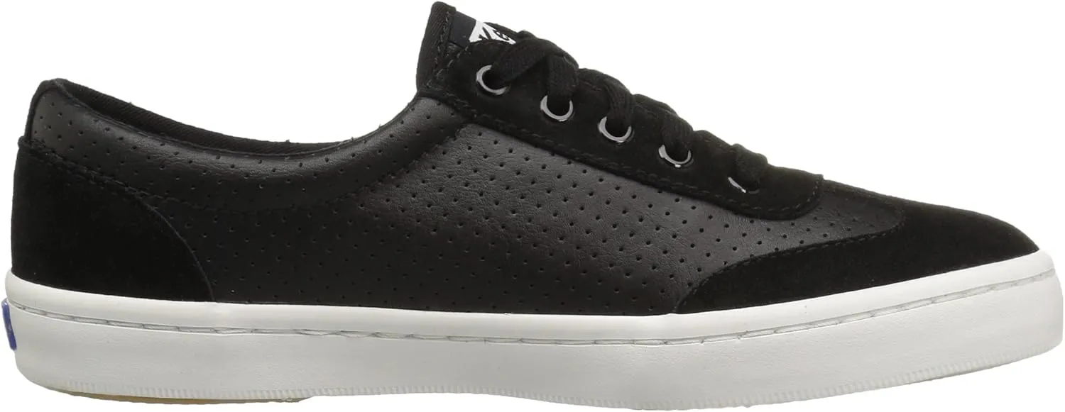 Keds Women's Tournament Retro Court Perf Leather Fashion Sneaker