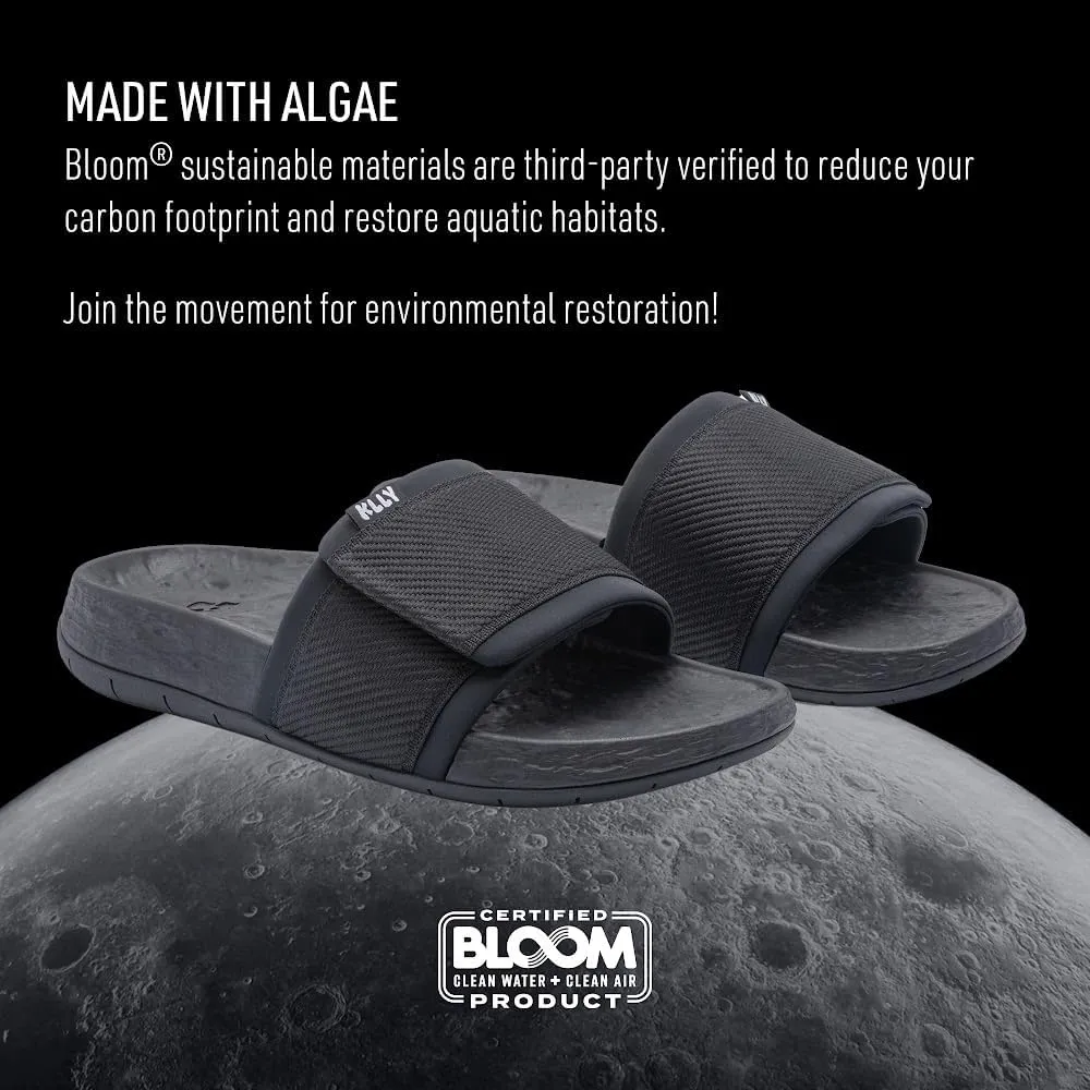 Kelly Slater Apollo Mens Slides | Water Resistant | Men's Beach Sandals | Mens Sandals | Slides For Men | Eco Friendly | Arch Support | Beach Shoes Men