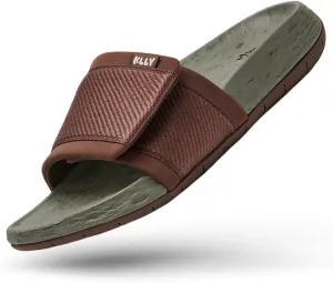 Kelly Slater Apollo Mens Slides | Water Resistant | Men's Beach Sandals | Mens Sandals | Slides For Men | Eco Friendly | Arch Support | Beach Shoes Men
