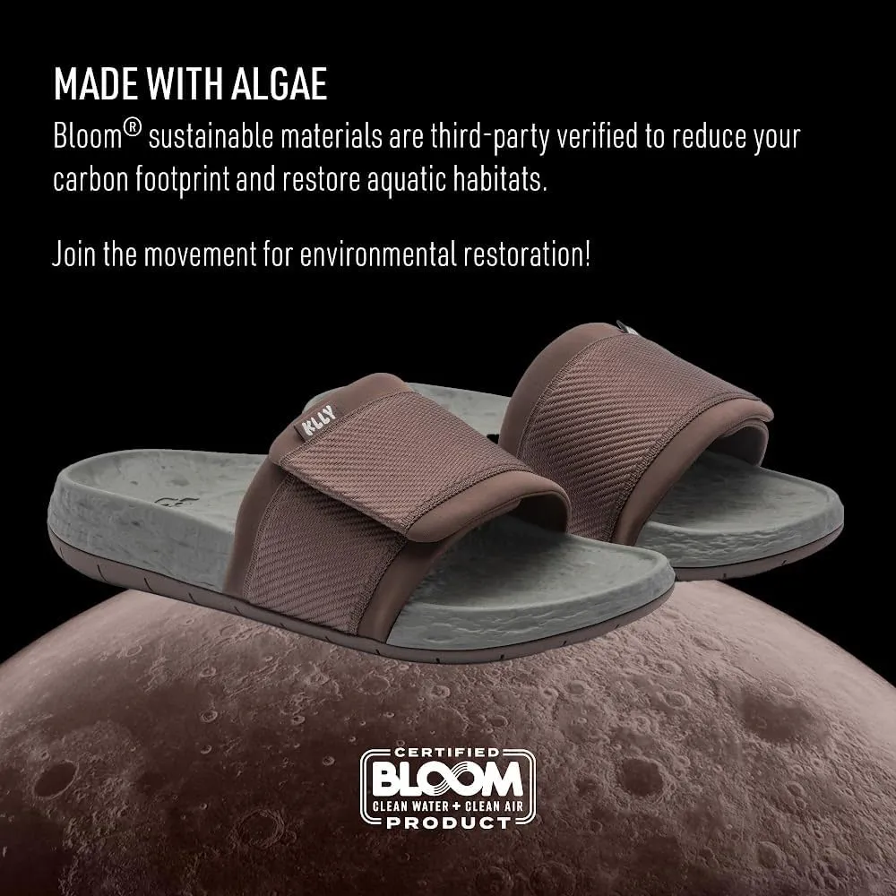Kelly Slater Apollo Mens Slides | Water Resistant | Men's Beach Sandals | Mens Sandals | Slides For Men | Eco Friendly | Arch Support | Beach Shoes Men