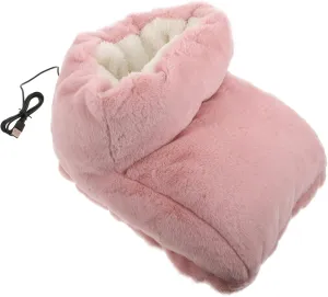 KICHOUSE Heated Slippers Foot Warmer Rechargeable Heating Pad for Cold Office Workers