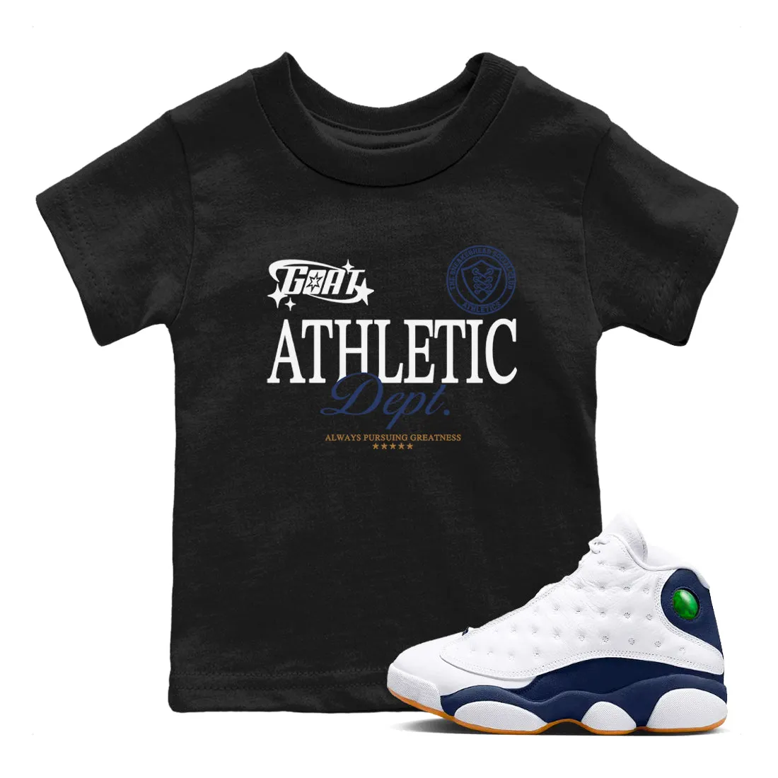 Kids Air Dept Chic 13 - Sneaker Tees Data-driven Navy Goat Jordan SNRT Athletic Midnight