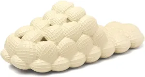 Kids Bubble Slides Golf Ball Shoes, Boys Girls Funny Lychee Massage Bubble Slippers, Non-Slip Thick Sole House Slippers Shower Sandals