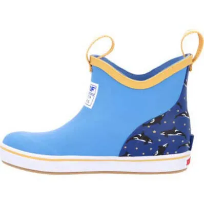 Kids' Salmon Sisters Ankle Deck Boot