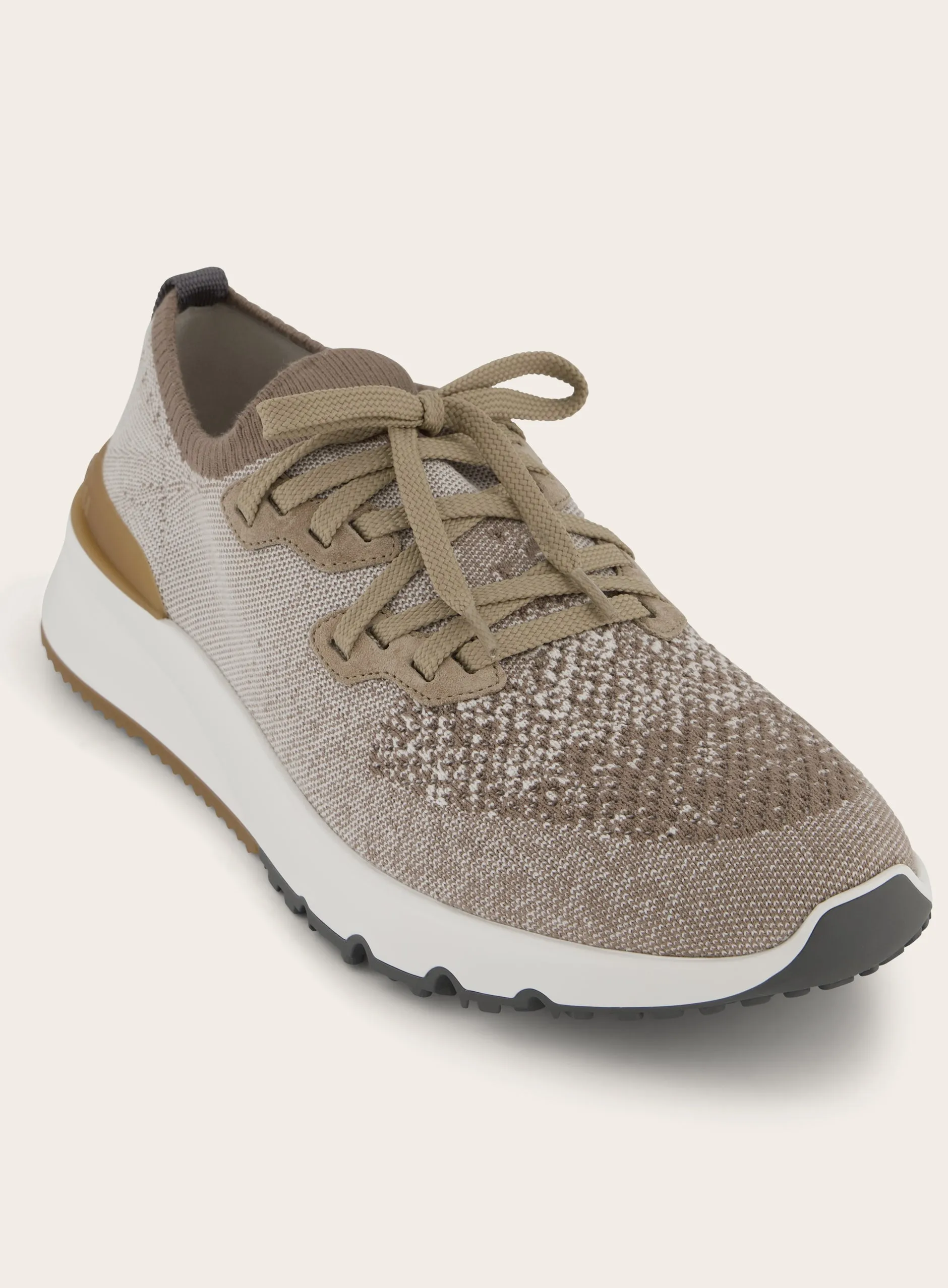 Knitted low-top sneakers