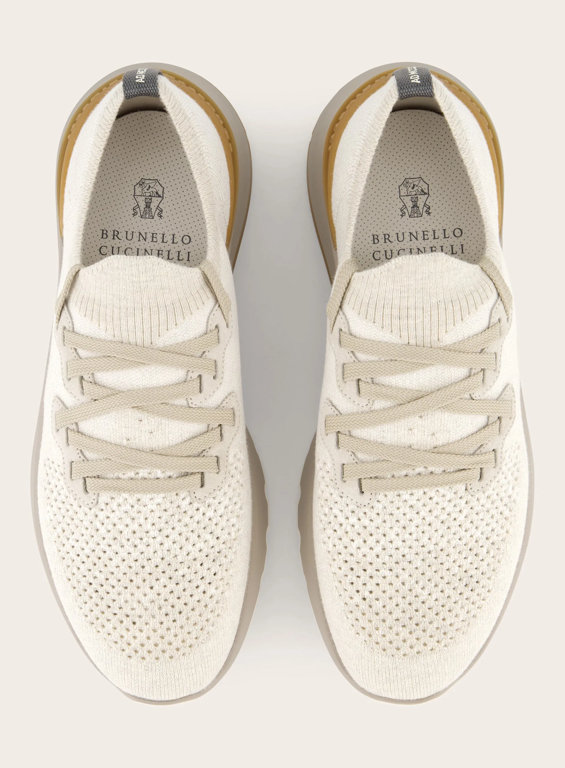 Knitted low-top sneakers