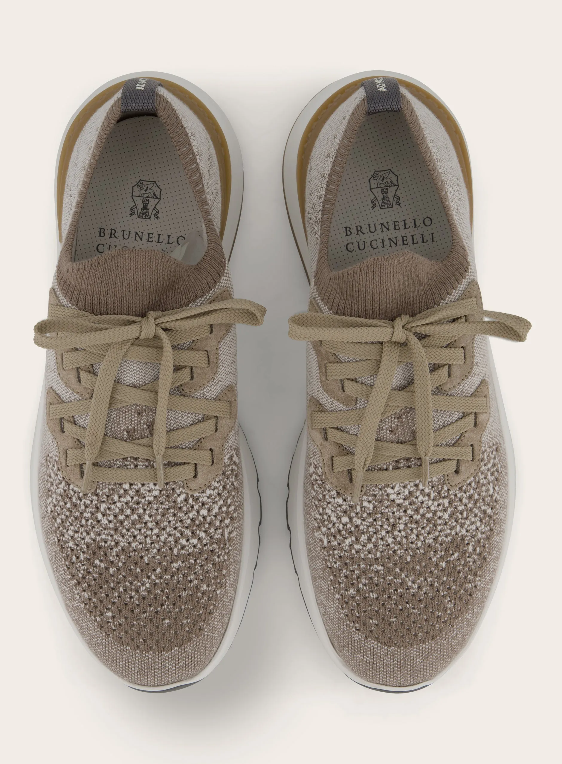 Knitted low-top sneakers