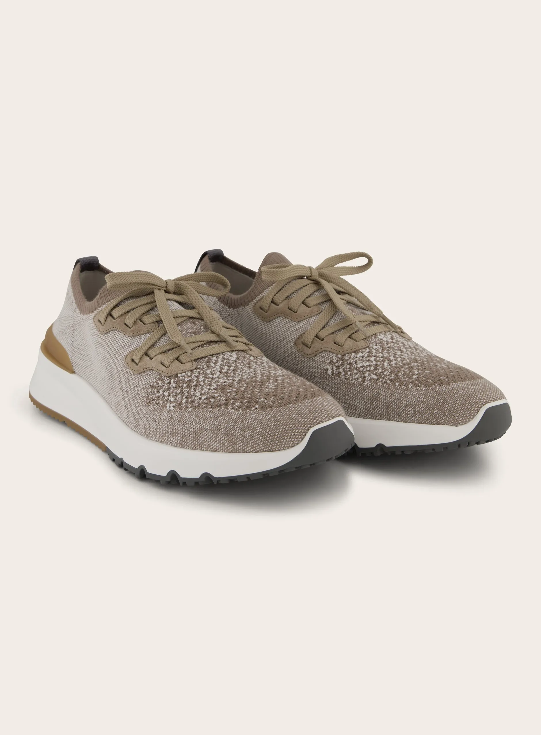 Knitted low-top sneakers