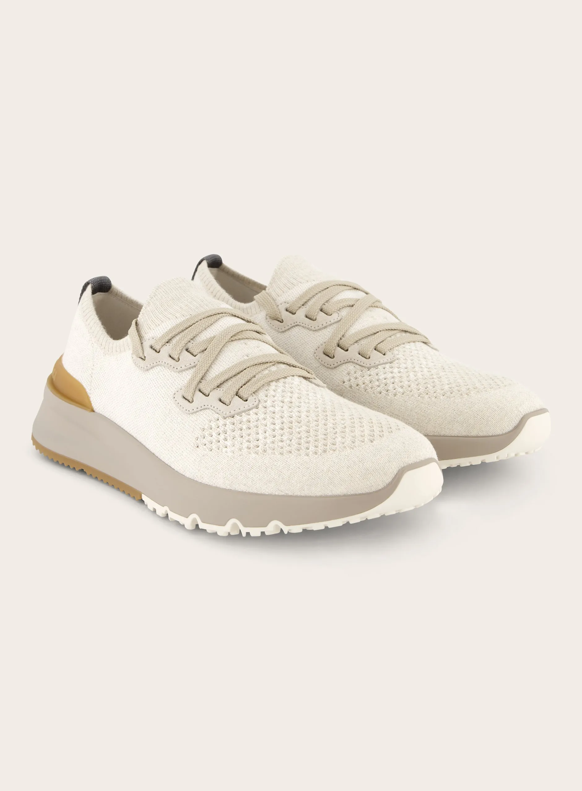 Knitted low-top sneakers