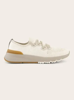 Knitted low-top sneakers